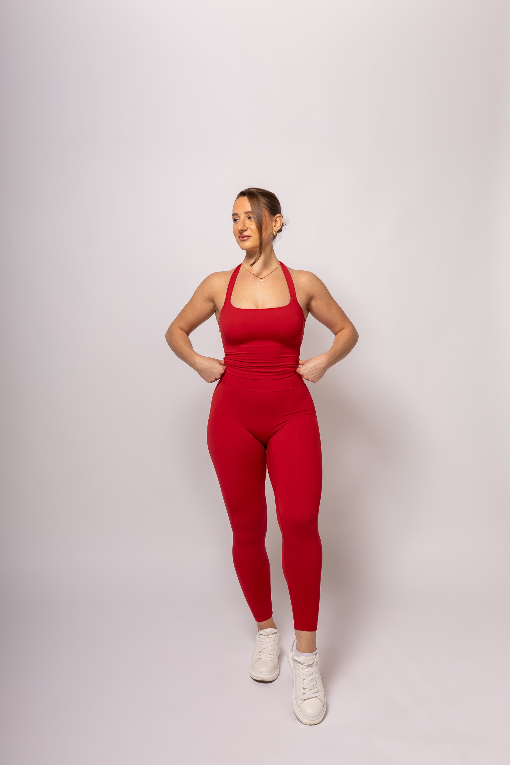 Velora Sculpt Leggings Rodo Red