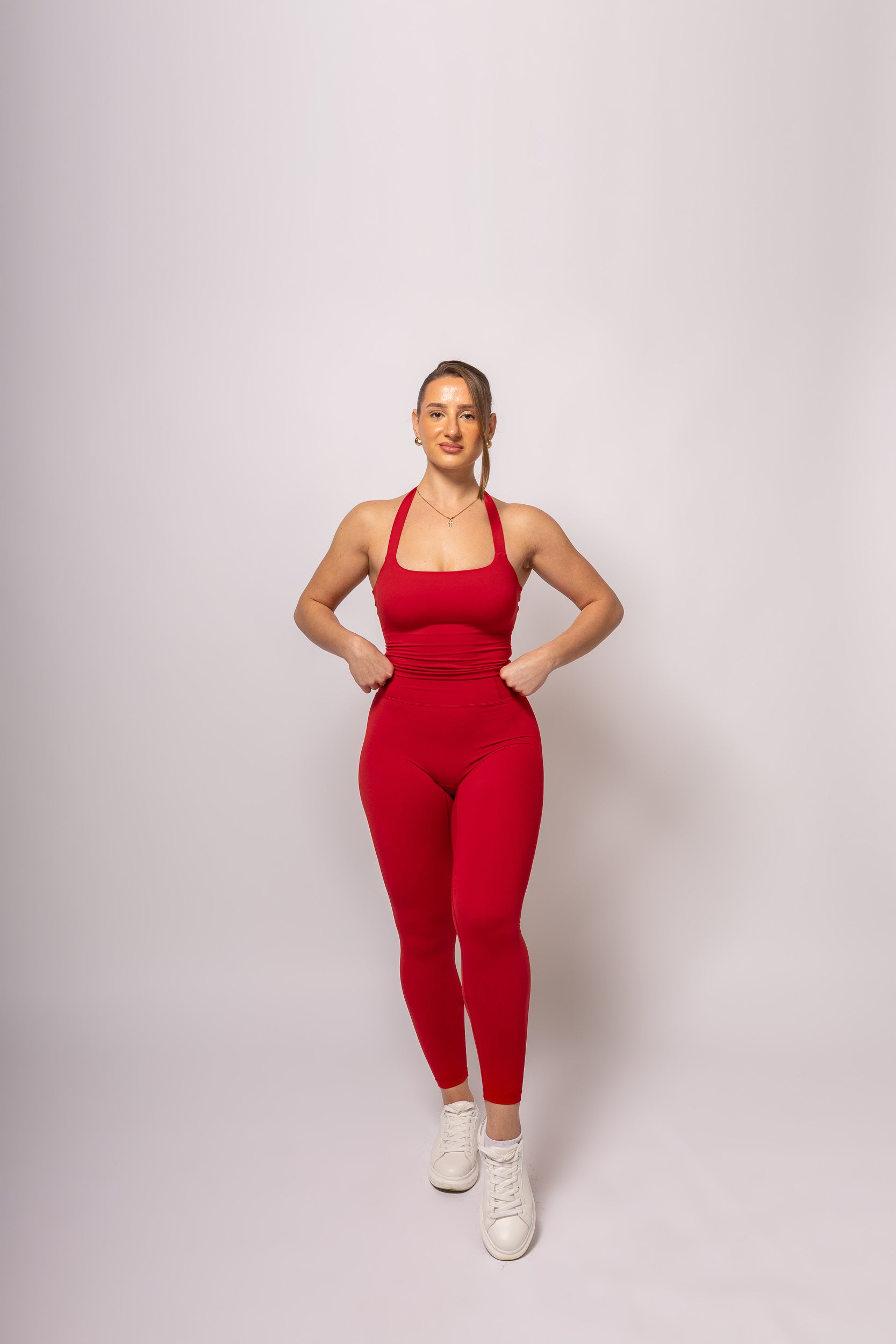 Velora Sculpt Leggings Rodo Red