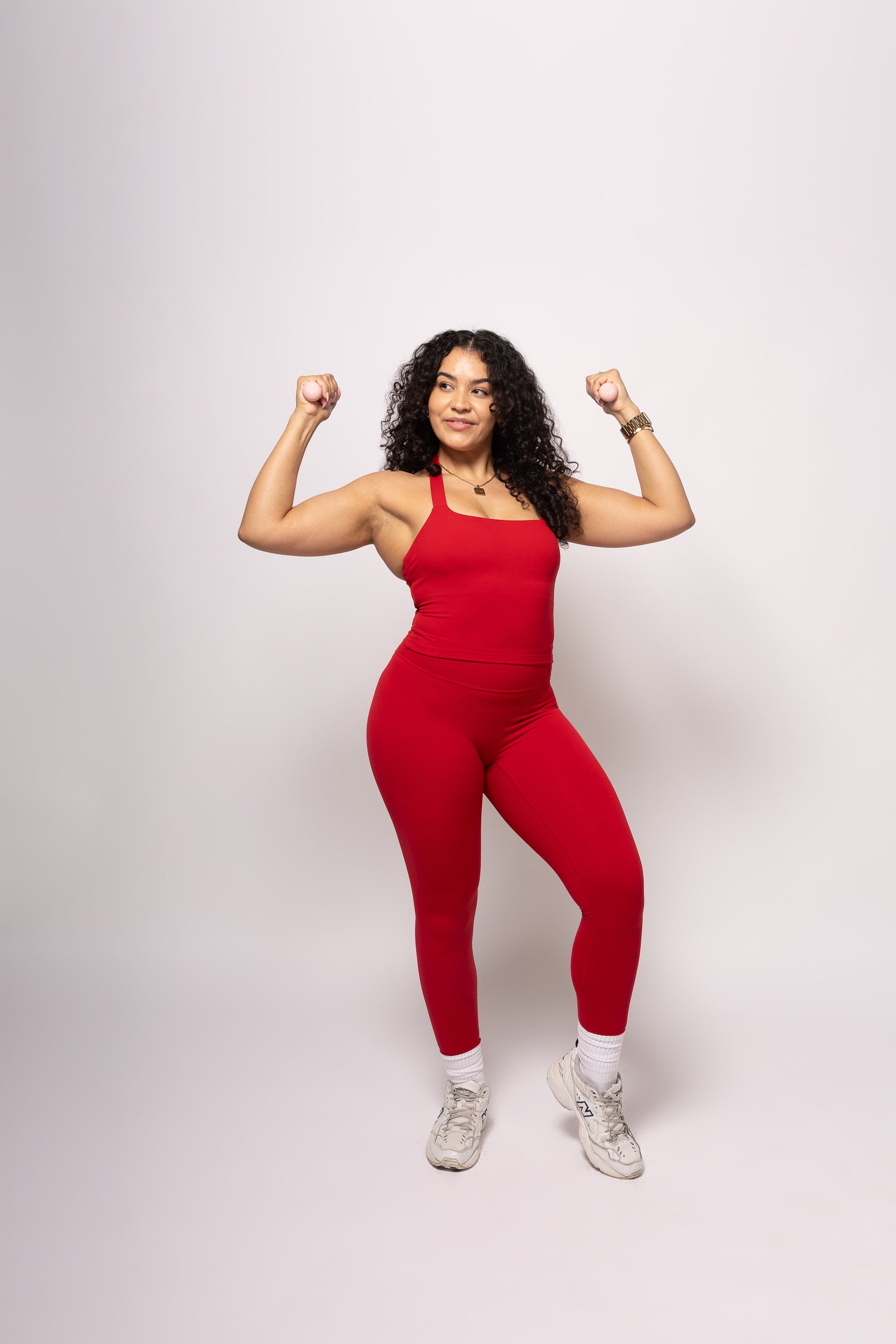 Velora Sculpt Leggings Rodo Red