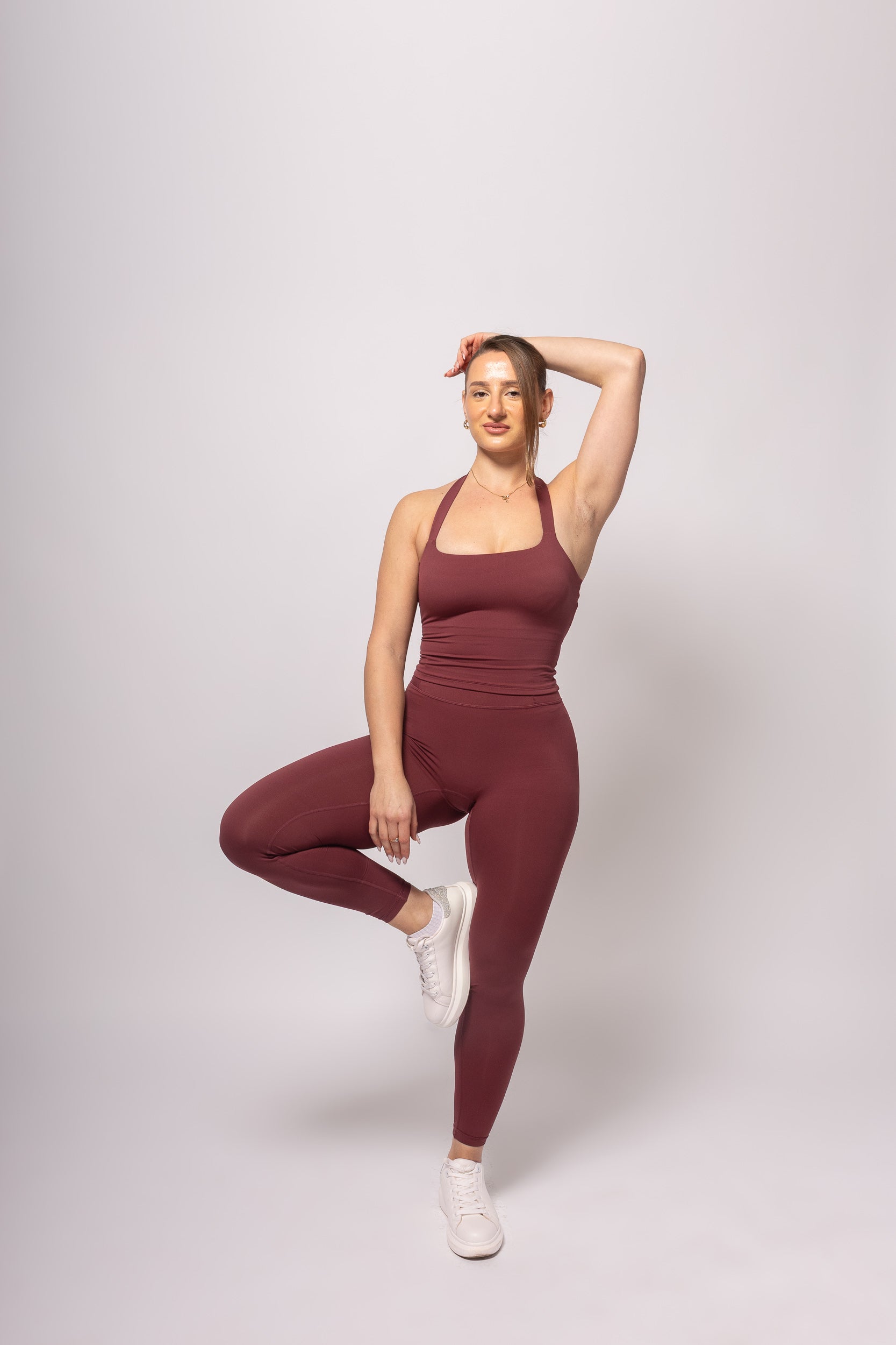 Velora Sculpt Leggings Rodo Red