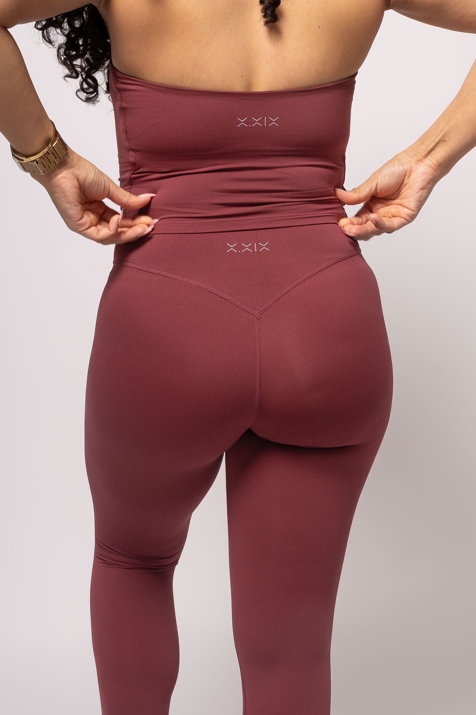 Velora Sculpt Leggings Rodo Red