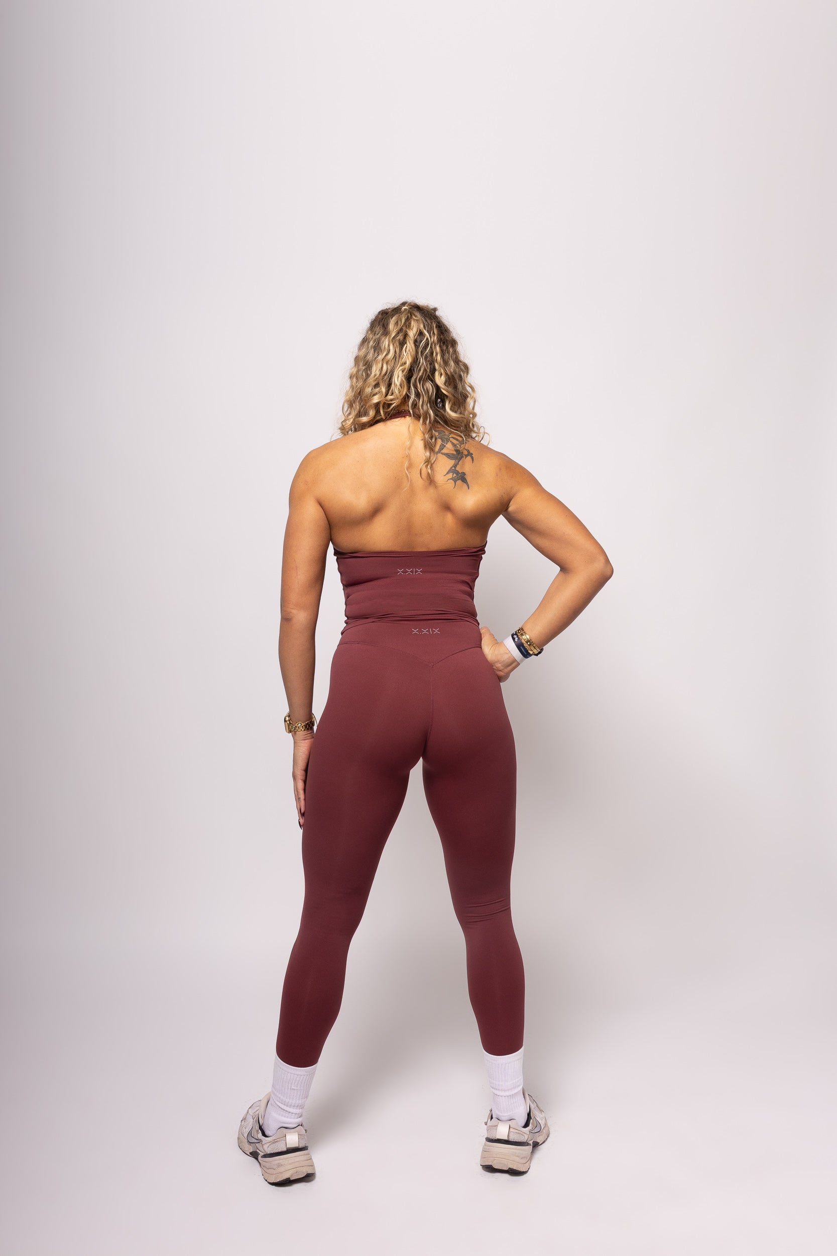 Velora Sculpt Leggings Rodo Red